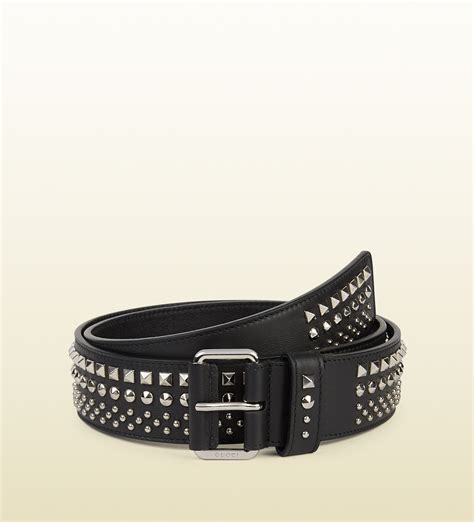 Gucci Studded Buckle Belt 